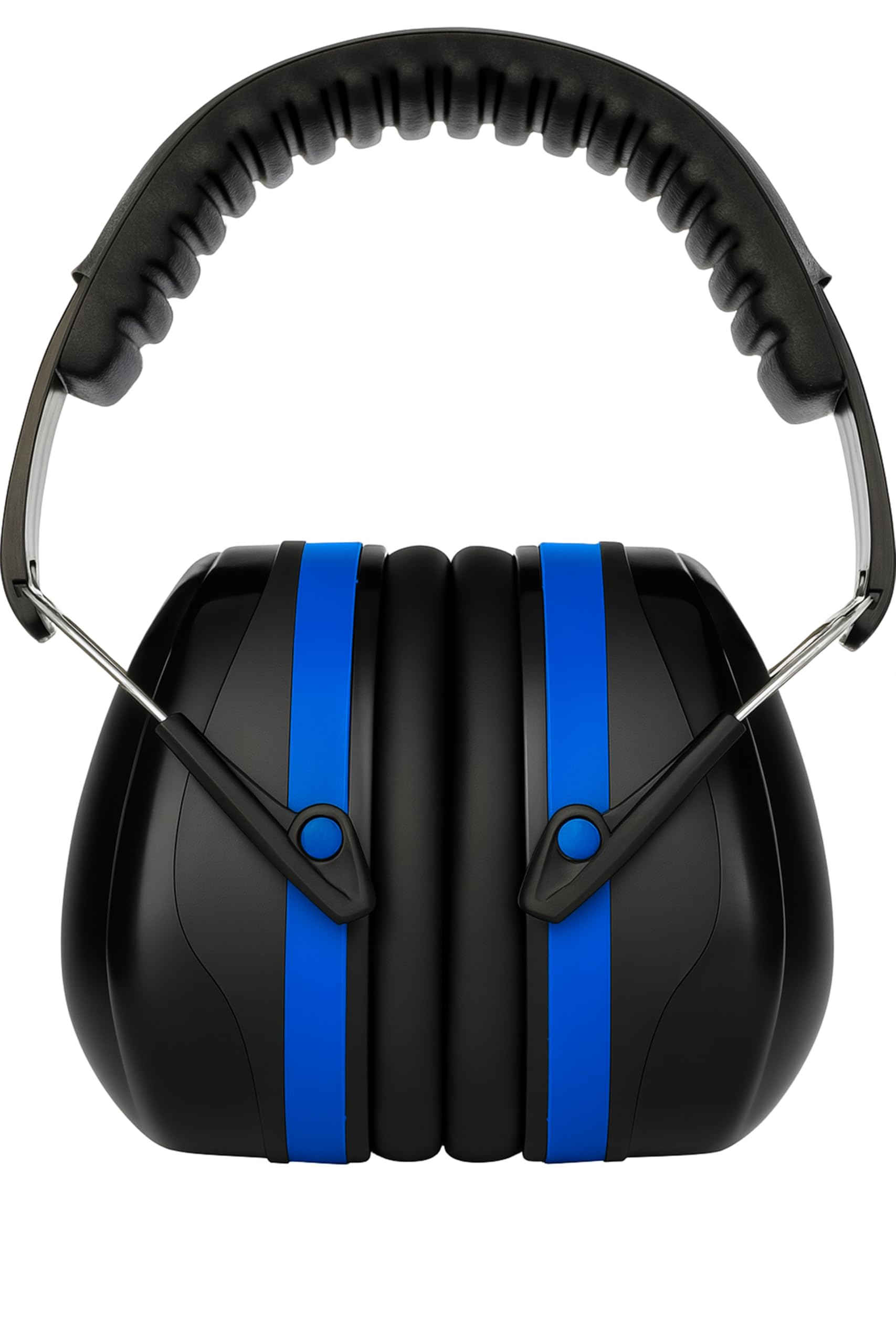 Highest NRR Safety Ear Muffs - Professional Ear Defenders for Shooting, Adjustable Headband Ear Protection/Shooting Hearing Protector Earmuffs Fits Adults to Kids (Blue)