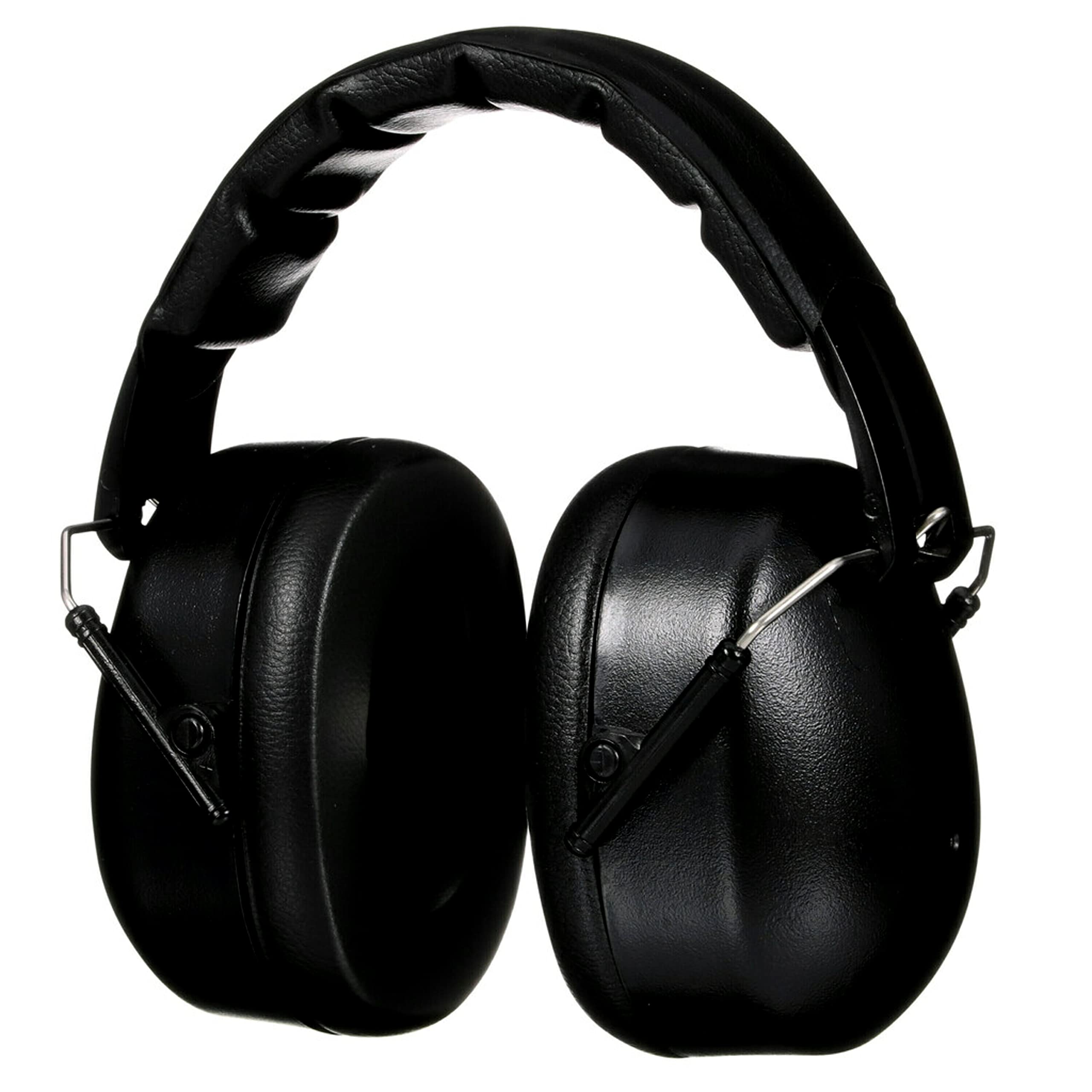 Folding Earmuff, Noise Reduction Rating (NRR) 25 dB, Adjustable Ear Muffs, Padded Headband For Comfort, Flexible & Adjustable Headband, Black, One Size Fits Most (90563H1-DC)