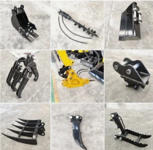 13 Attachments Bundle TERROR XI Mini Excavator Digger 13.5hp Gas B&S EPA Engine - Image 10