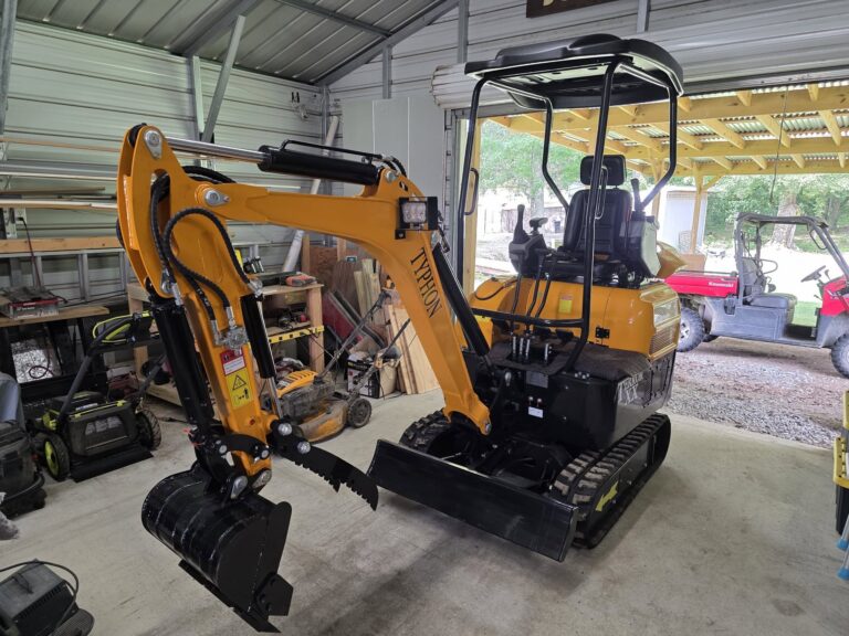 2025 TYPHON TERROR XX Lux Mini Excavator 4000 lb Rubber Track Kubota D902