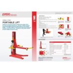 AMGO SML-7 - 7,000 lb Mobile Single-Post Lift - Image 2