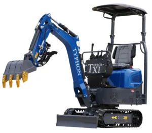 TERROR XI Mini Excavator Digger 13.5hp Gas B&S EPA Engine with 14 Attachments - Image 3