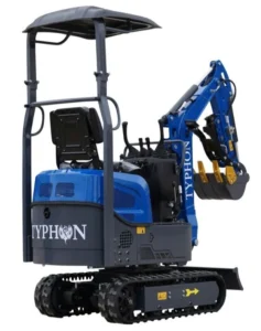 TERROR XI Mini Excavator Digger 13.5hp Gas B&S EPA Engine with 14 Attachments - Image 5