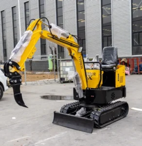 In USA Mini Excavator 1 Ton Digger 13.5hp Gas Tracked Crawler B&S EPA Engine - Image 5