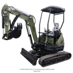 TYPHON 2.5 Ton Mini Excavator KUBOTA Diesel Engine USA W 14 attachments - Image 10