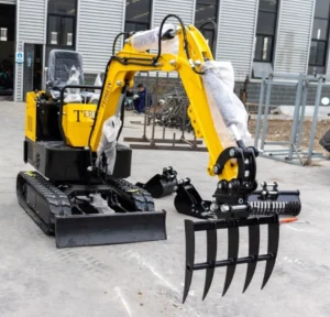 In USA Mini Excavator 1 Ton Digger 13.5hp Gas Tracked Crawler B&S EPA Engine - Image 7