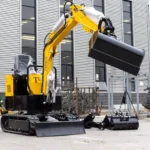 In USA Mini Excavator 1 Ton Digger 13.5hp Gas Tracked Crawler B&S EPA Engine - Image 8