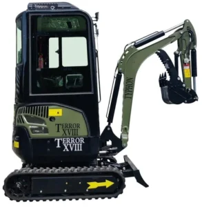 Green TYPHON TERROR XVIII Prestige 2 Ton Mini Excavator KUBOTA Diesel Engine USA - Image 5
