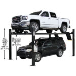 Atlas Apex 9 ALI Certified 9,000 lb 4-Post Lift - Image 2