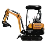 2025 TYPHON TERROR XX Lux Mini Excavator 4000 lb Rubber Track Kubota D902