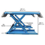 Atlas 7K-Kwik-Bay 7,000 lb Portable Mid-Rise Lift - Image 4