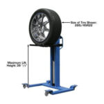 Atlas ATTC-AEZWL-2 - 180 lb Pneumatic Portable Wheel Lift - Image 3