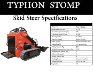 TYPHON STOMP 1800 Mini Skid Steer Loader, 23.5 hp Gas - Image 7