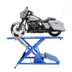 iDEAL Elec-Hydra Motorcycle Lift Bench w/Integrated Motor & Retractable Ramp - Image 3