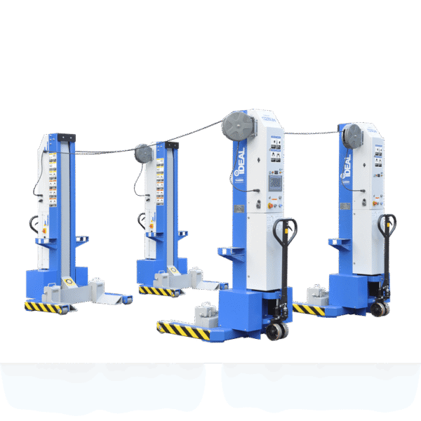 iDEAL MSC-13K-B-452 Mobile Column Lift, Four Column Set, 52,000 lbs.