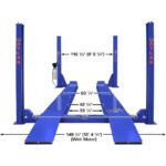 Atlas Platinum PVL14OF-EXT ALI Certified Open Front Alignment 4 Post Lift - Image 5