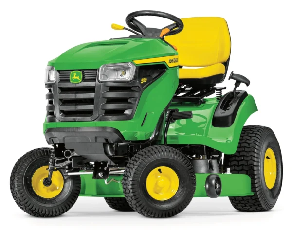 John Deere S110 Lawn Tractor – 42” Deck, 19HP Engine, Hydrostatic Riding Lawn