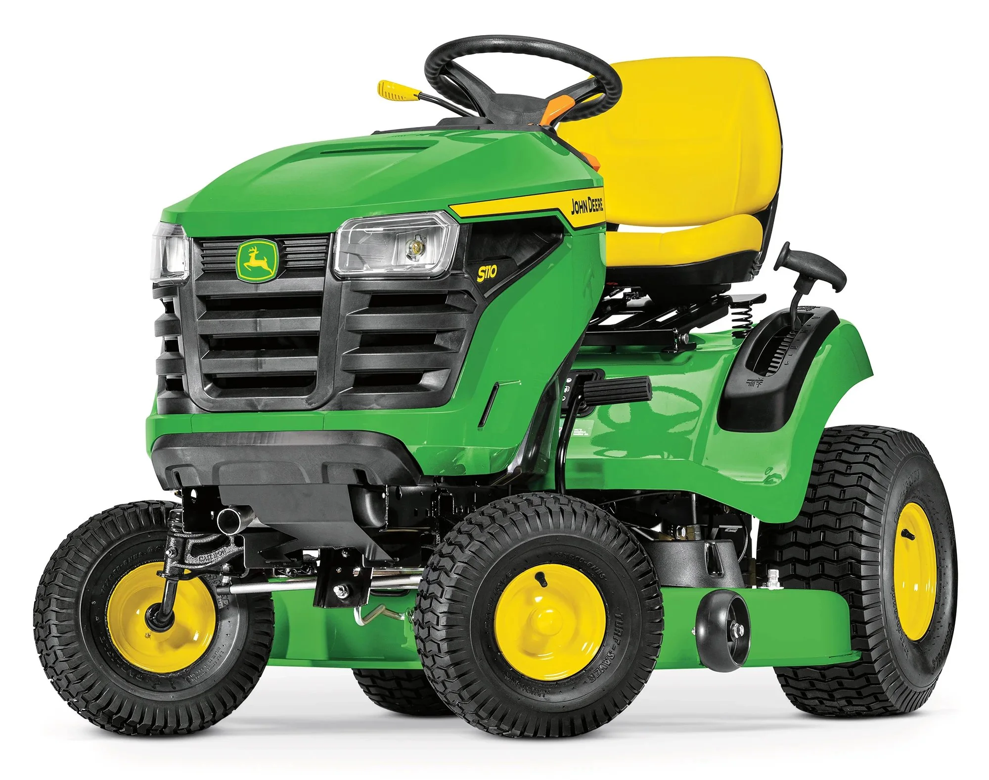 d4e621_cea831bad1cd46a39ad211c67c7c636fmv2.webp John Deere S110 Lawn Tractor – 42” Deck, 19HP Engine, Hydrostatic Riding Lawn - Image 1