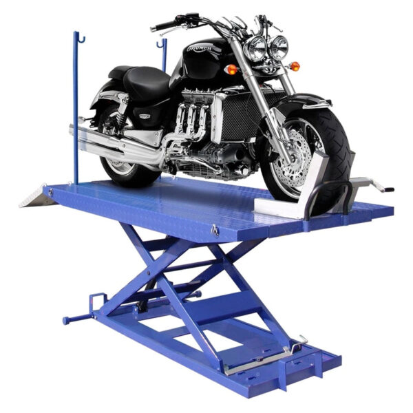 Tuxedo M-1500C-HR 1,500 lb High Rise Motorcycle Lift Bench w/ Vise, Sides,…