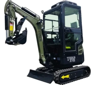 Green TYPHON TERROR XVIII Prestige 2 Ton Mini Excavator KUBOTA Diesel Engine USA - Image 6