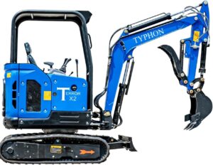 TYPHON TERROR X2 STORM Mini Excavator 2.5 Ton Diesel Kubota V1505 25HP - Image 4