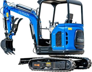 TYPHON TERROR X2 STORM Mini Excavator 2.5 Ton Diesel Kubota V1505 25HP - Image 2