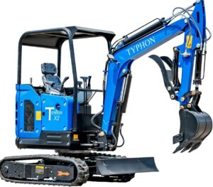 TYPHON TERROR X2 STORM Mini Excavator 2.5 Ton Diesel Kubota V1505 25HP - Image 6
