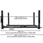 Atlas PRO9000 4 Post Lift + RJ35 Sliding Jacks Combo - Image 10