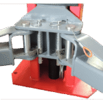 Launch Tech USA TLT240SC 9,000 lb Two Post Clear Floor – Asymmetric – RED - Image 3