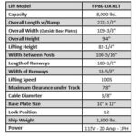 Tuxedo FP8K-DX-XLT 8,000 lb Deluxe Storage Lift Extended Length / Height -… - Image 2