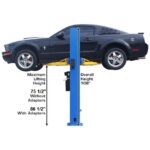 Atlas BP8000 2-Post Lift + Lawn Mower Adapter Combo - Image 6