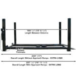 Atlas PRO9000 - 9,000 lb 4-Post Lift + Two RJ6 Jacks - Image 10