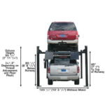 Atlas PRO9000 4 Post Lift + RJ35 Sliding Jacks Combo - Image 5