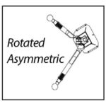 Launch Tech USA TLT240SC 9,000 lb Two Post Clear Floor – Asymmetric – RED - Image 5