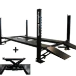 Mayflower Pro8000 4-Post Lift + SJ5500 5,500 lb Sliding Bridge Jack