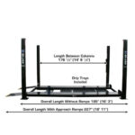 Atlas Garage PRO8000EXT-L 8,000 lb Extra Tall/Extra Long 4-Post Lift - Image 7