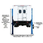 Atlas PV15PX 15,000 lb Overhead 2-Post Lift - Image 4