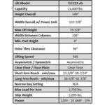 Launch Tech USA TLT211-AS 11,000 lb Clear Floor – Asymmetric – ALI Certified - Image 6