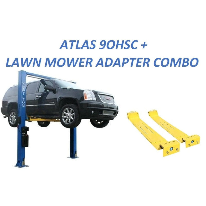 feecd6_55ae18575bdc473f983cf71910019e83mv2.jpg Atlas 9OHSC 2-Post Lift + Lawn Mower Adapter Combo - Image 1