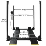 Atlas Apex 8, 8,000 lb 4 Post Vehicle Storage Lift – ALI Certified - Image 6