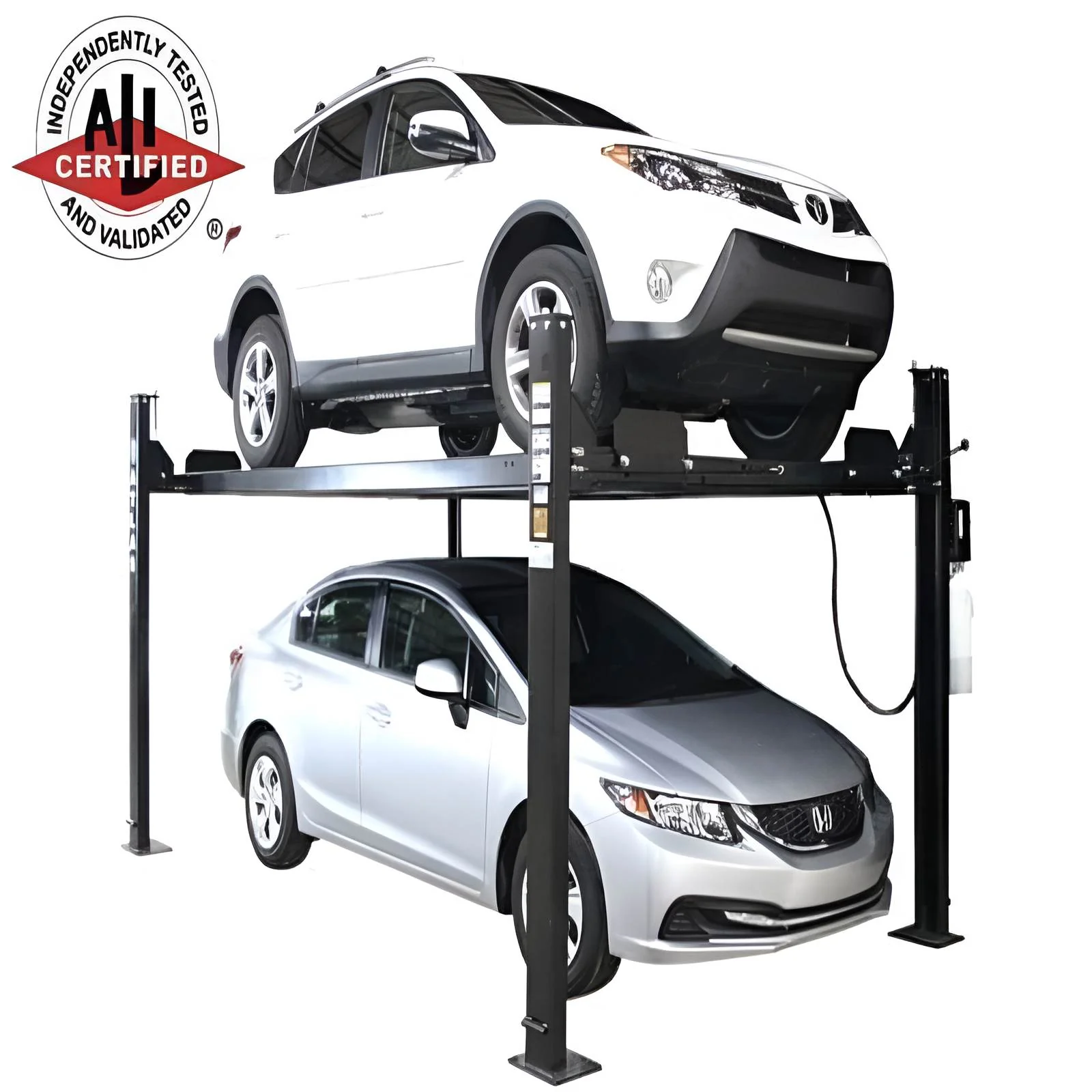 feecd6_5c419ad5fd23479984ba424faaaac22cmv2.webp Atlas Apex 8, 8,000 lb 4 Post Vehicle Storage Lift – ALI Certified - Image 1