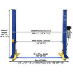 Atlas 9KBPX 9,000 lb Baseplate Two-Post Lift - Image 6