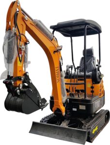 4,000 lbs Terror XVIII Mini Excavator, EPA Certified KUBOTA D902 Diesel Machine