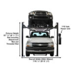 Atlas PRO8000EXT-L - 8,000 lb Storage & Service Lift - Image 5
