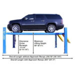 Atlas 414 14,000 lb Commercial 4-Post Lift - Image 2