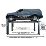 Atlas PREMIUM 408SL 4 Post Lift + RJ35 Sliding Jacks Combo - Image 7