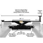 Atlas Equipment ALI Certified APEX 8 4 Post Lift + (2) RJ35 Sliding Jacks Combo - Image 10