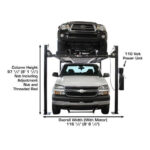 Atlas Garage PRO8000EXT-L 8,000 lb Extra Tall/Extra Long 4-Post Lift - Image 3