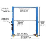 Atlas 9OHSC 2-Post Lift + Lawn Mower Adapter Combo - Image 8