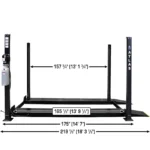 Atlas Apex 8, 8,000 lb 4 Post Vehicle Storage Lift – ALI Certified - Image 7